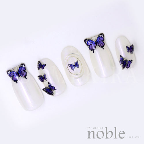 TSUMEKIRA 【NOBLE】 ELINA × METALLIC BUTTERFLY | NO-ELN-101