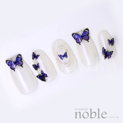 TSUMEKIRA 【NOBLE】 ELINA × METALLIC BUTTERFLY | NO-ELN-101