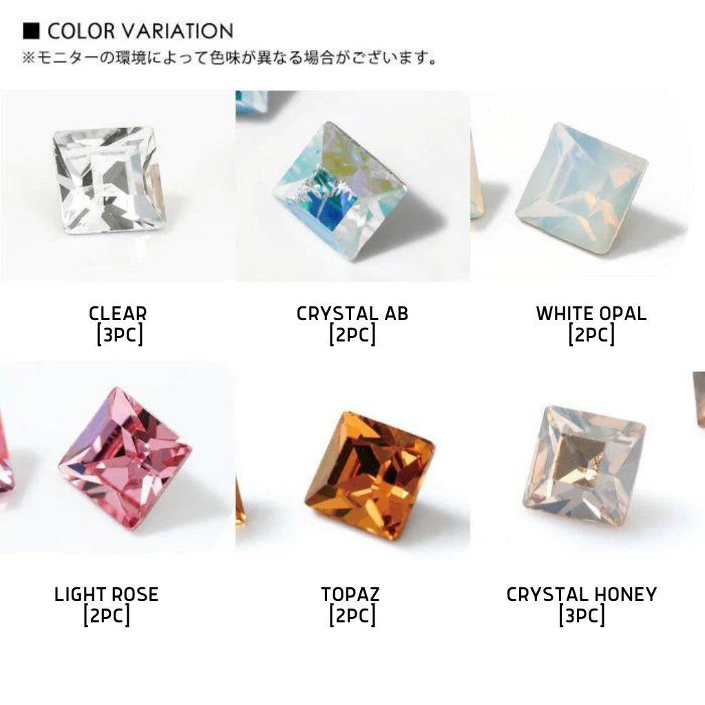 PRECIOSA SQUARE MC211 6X6MM FANCY STONE