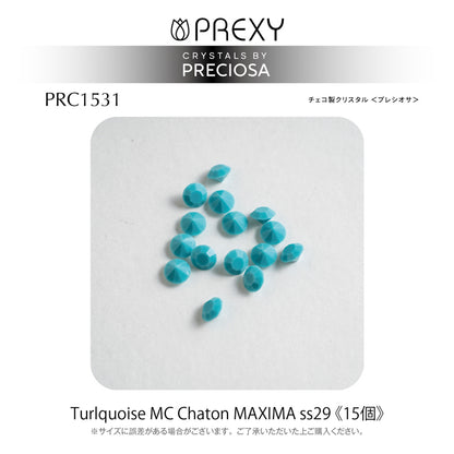PRECIOSA CHATON TURQUOISE MAXIMA V CUT