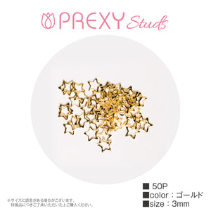 PREXY STUDS STAR ② GOLD