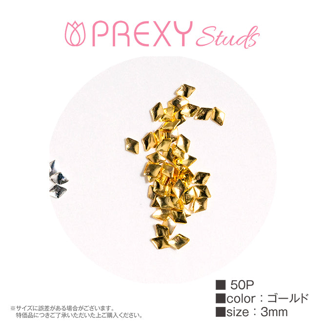 PREXY STUDS DIAMOND ① GOLD PRX4810