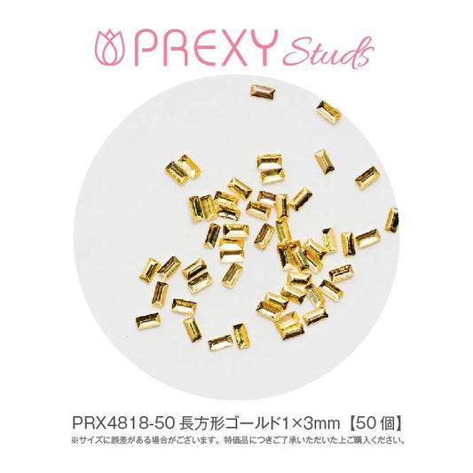 PREXY RECTANGLE GOLD