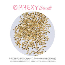 Load image into Gallery viewer, PREXY STUDS GOLD 0.8mm PRX4872
