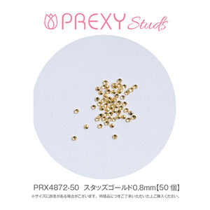 PREXY STUDS GOLD 0.8mm PRX4872