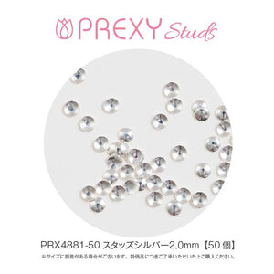 PREXY STUDS SILVER 2.0mm PRX4881