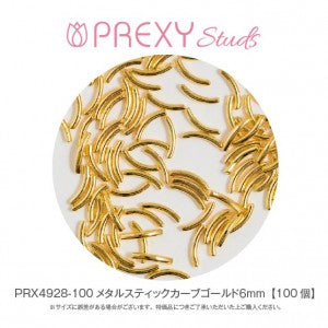 PREXY METAL STICK CURVE GOLD PRX4928-100