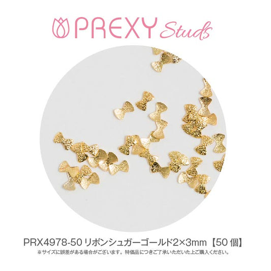 PREXY RIBBON SUGAR GOLD PRX4978