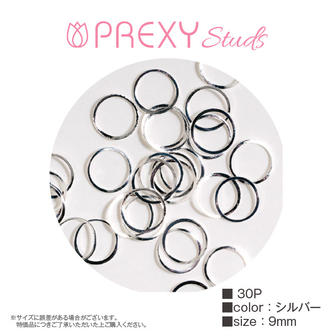 CURVED FRAME ROUND SILVER