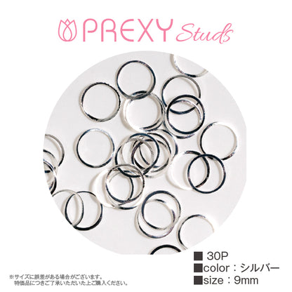 CURVED FRAME ROUND SILVER