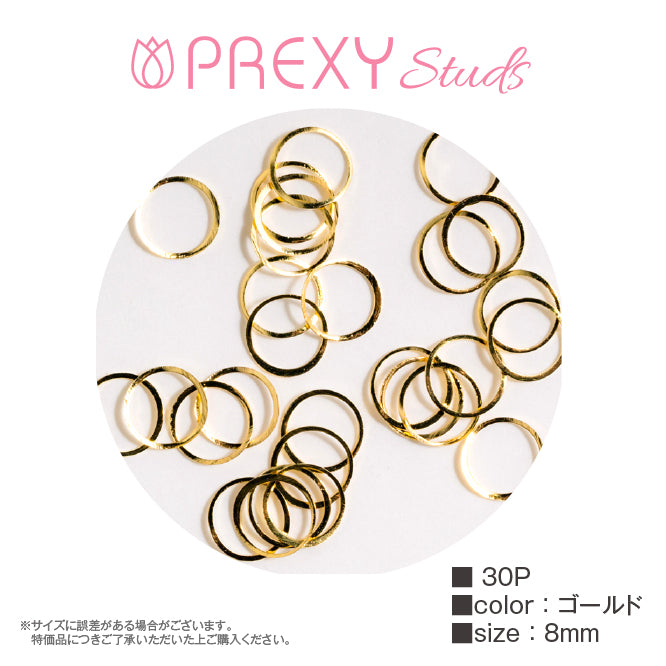 CURVED FRAME ROUND GOLD