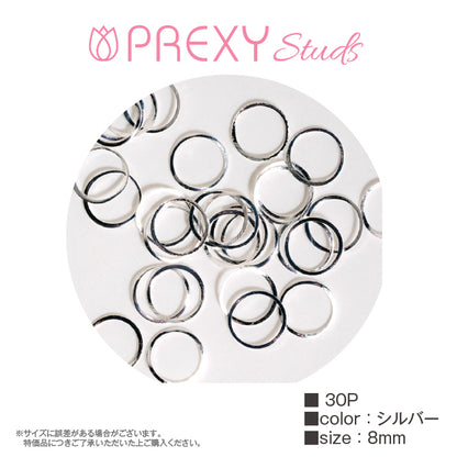 CURVED FRAME ROUND SILVER