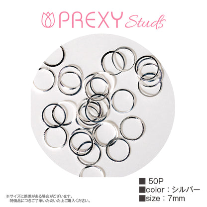 CURVED FRAME ROUND SILVER