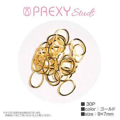 CURVED FRAME OVAL GOLD