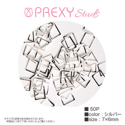 CURVED FRAME SQUARE SILVER
