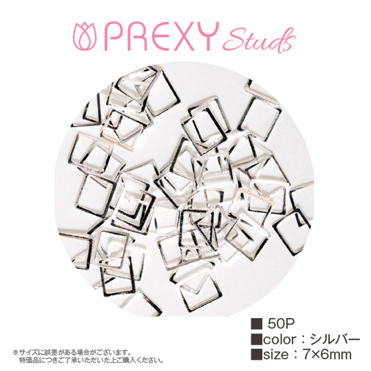 CURVED FRAME SQUARE SILVER