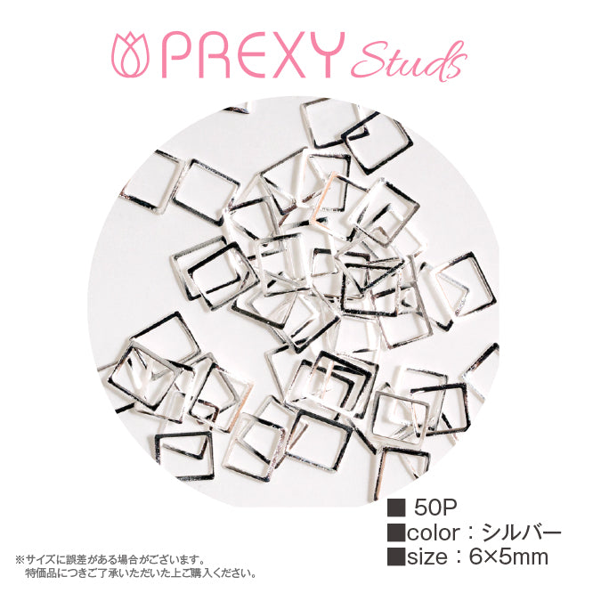 CURVED FRAME SQUARE SILVER