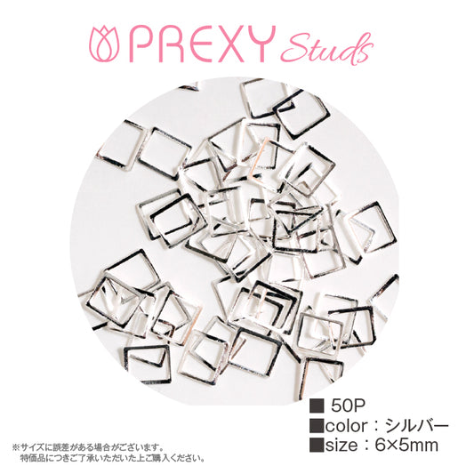 CURVED FRAME SQUARE SILVER