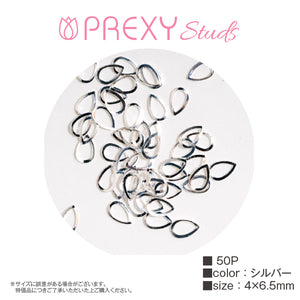 CURVED FRAME TEARDROP SILVER PRX5017