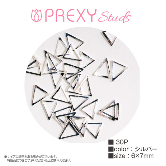 CURVED FRAME TRIANGLE SILVER PRX5021