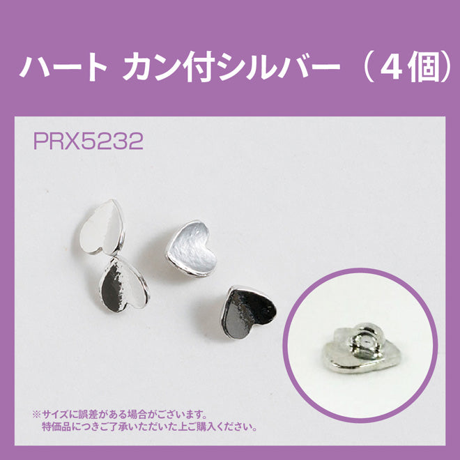 HEART WITH HOOP SILVER PRX5232