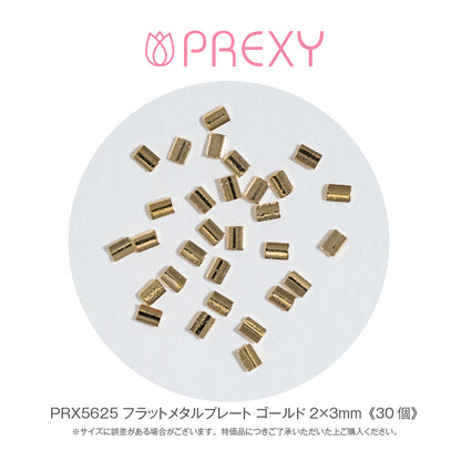 FLAT METAL PLATE GOLD PRX5625