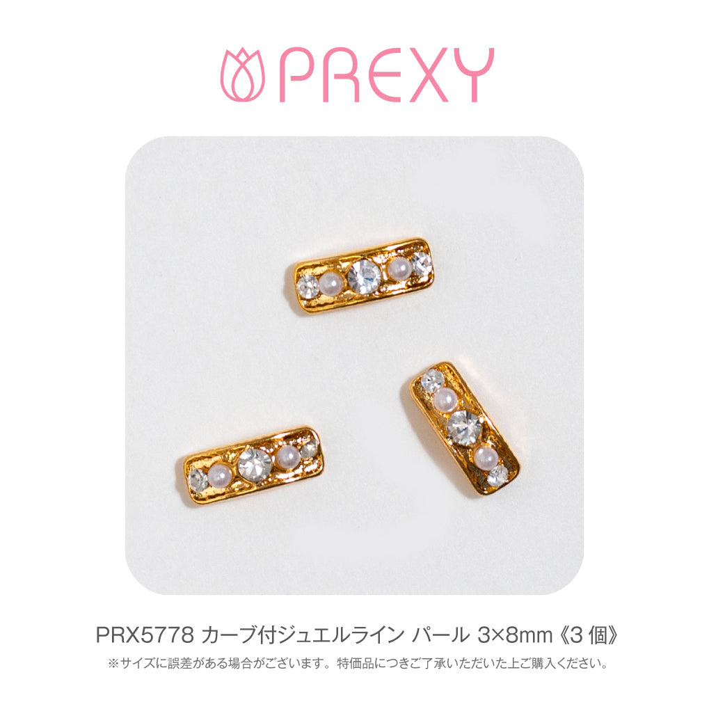 CURVED JEWEL LINE PEARL PRX5778