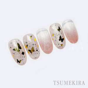 TSUMEKIRA BUTTERFLY SILHOUETTE GOLD | SG-BSA-101