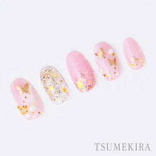 Load image into Gallery viewer, TSUMEKIRA BUTTERFLY SILHOUETTE CHAMPAGNE PINK | SG-BSA-103
