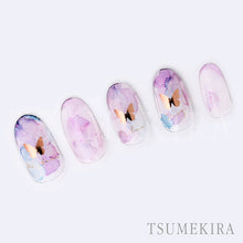 Load image into Gallery viewer, TSUMEKIRA BUTTERFLY SILHOUETTE PINK GOLD | SG-BSA-104
