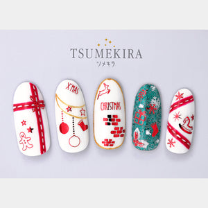 TSUMEKIRA CHRISTMAS ORNAMENT RED | SG-CRS-603 [DISCONTINUED]