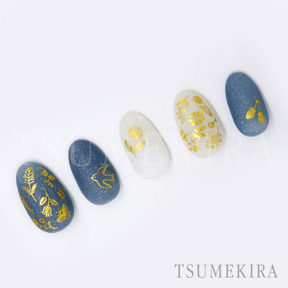 TSUMEKIRA FLICKA NAIL ARTS × NORDIC GARDEN GOLD | SG-FLI-106