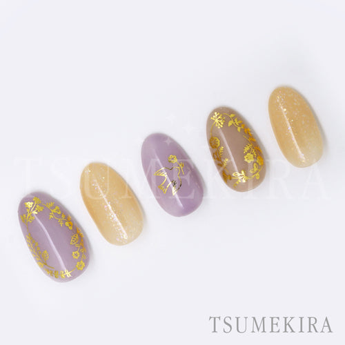 TSUMEKIRA FLICKA NAIL ARTS × NORDIC GARDEN GOLD | SG-FLI-106