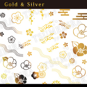 TSUMEKIRA FOIL JAPANESE PATTERN GOLD | SG-HWG-101