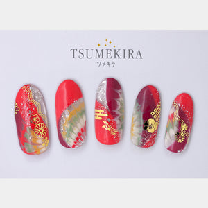 TSUMEKIRA FOIL JAPANESE PATTERN GOLD | SG-HWG-101