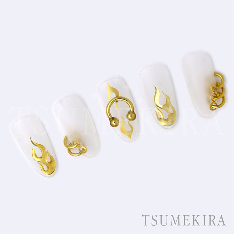 TSUMEKIRA NANAKO × METALLIC FLAME GOLD | SG-NAK-102