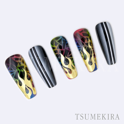 TSUMEKIRA NANAKO × METALLIC FLAME GOLD | SG-NAK-102
