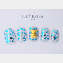 Load image into Gallery viewer, TSUMEKIRA ASAMI JINGU × METALLIC MESSAGE BLUE | SG-PRD-113 [DISCONTINUED]
