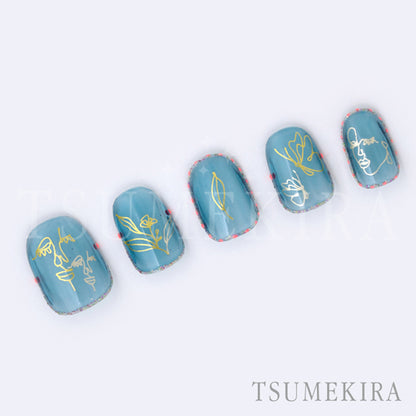 TSUMEKIRA SANZOU × ONE STROKE WRITING WHITE GOLD | SG-SNZ-105