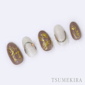 TSUMEKIRA SANZOU × ONE STROKE WRITING MATTE GOLD | SG-SNZ-106