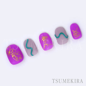 TSUMEKIRA SANZOU × ONE STROKE WRITING MATTE GOLD | SG-SNZ-106