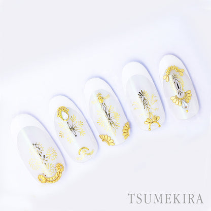 TSUMEKIRA COLORSNAIL YUU × EMBROIDERY LACE GOLD | SG-YUU-102