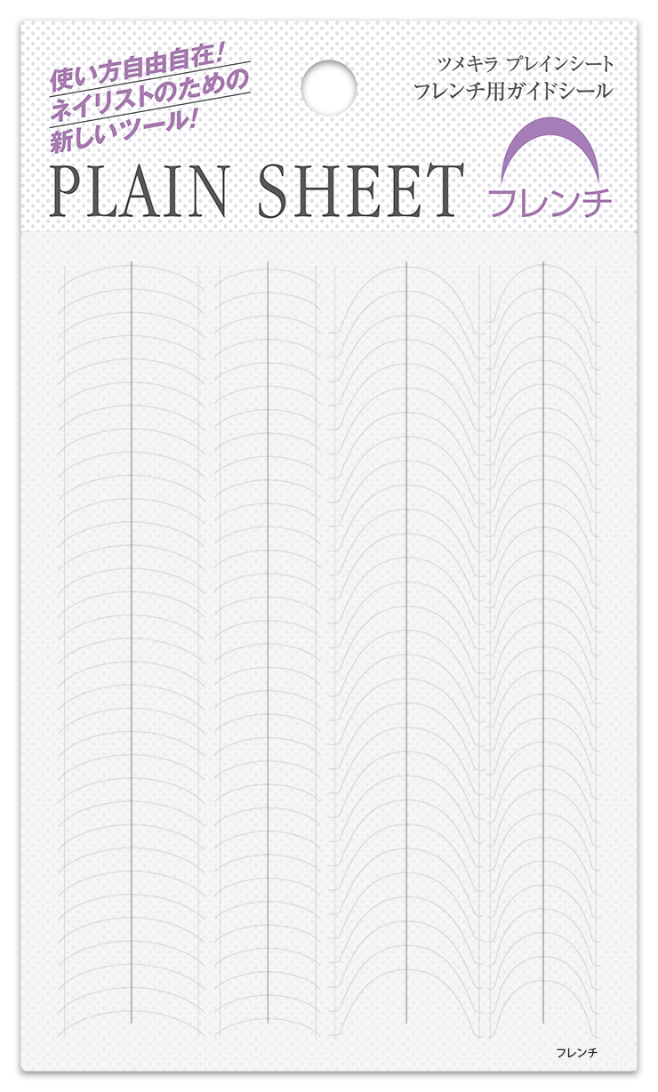 TSUMEKIRA PLAIN SHEET FRENCH GUIDE SEAL | SP-PLS-102