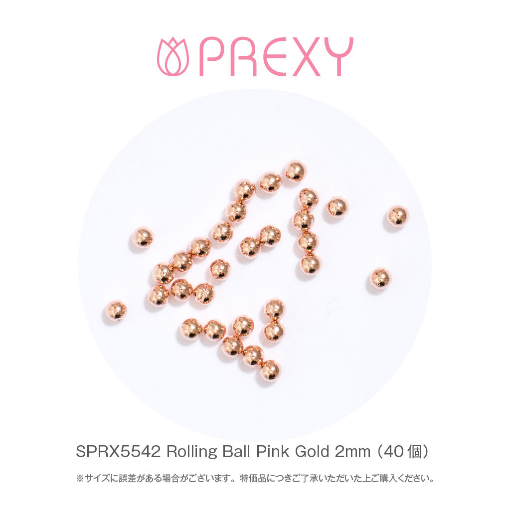 ROLLING BALL PINK GOLD