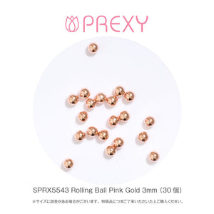 ROLLING BALL PINK GOLD