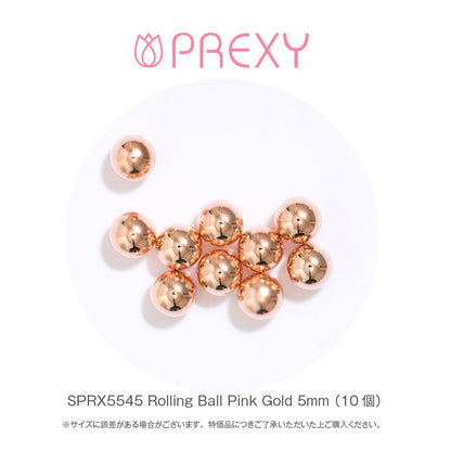 ROLLING BALL PINK GOLD