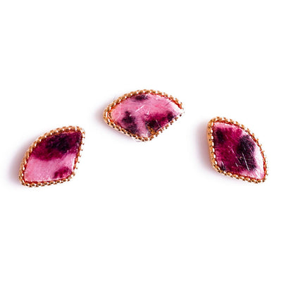 LEOPARD FUR STONE FAN PINK SPRX6490