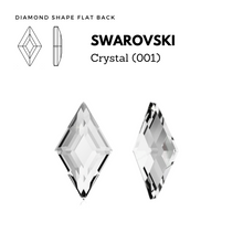 Load image into Gallery viewer, SWAROVSKI 2773 DIAMOND SHAPE FLAT BACK CLEAR
