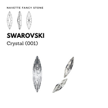 Load image into Gallery viewer, SWAROVSKI 4200 NAVETTE FANCY STONE CLEAR

