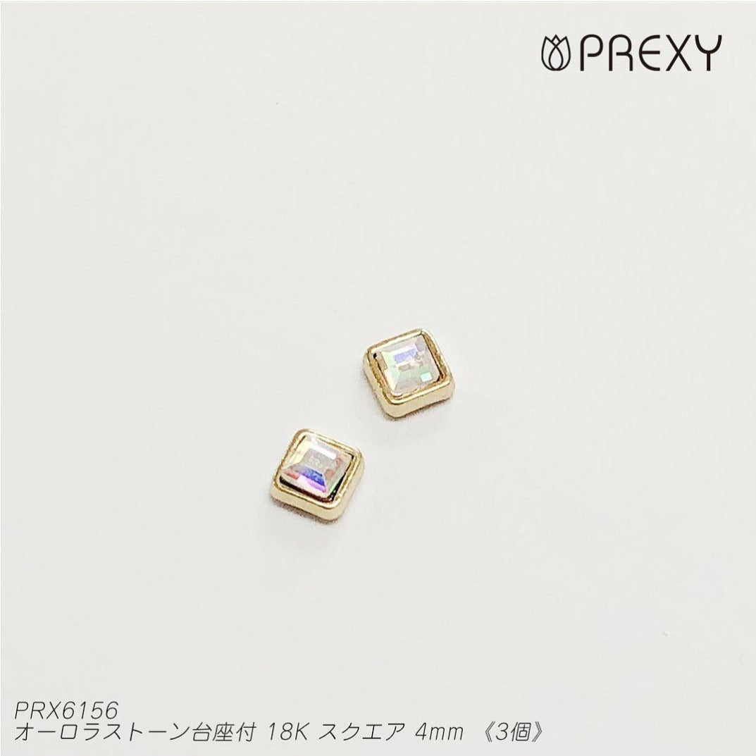 AURORA STONE WITH 18K SQUARE PEDESTAL PRX6156